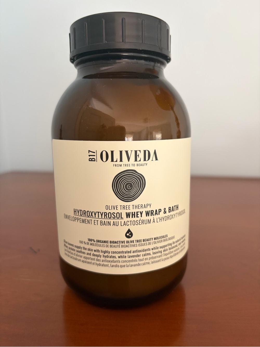 B17 The Olive Tree Oliveda Hydroxytyrosol Whey Wrap & Bath